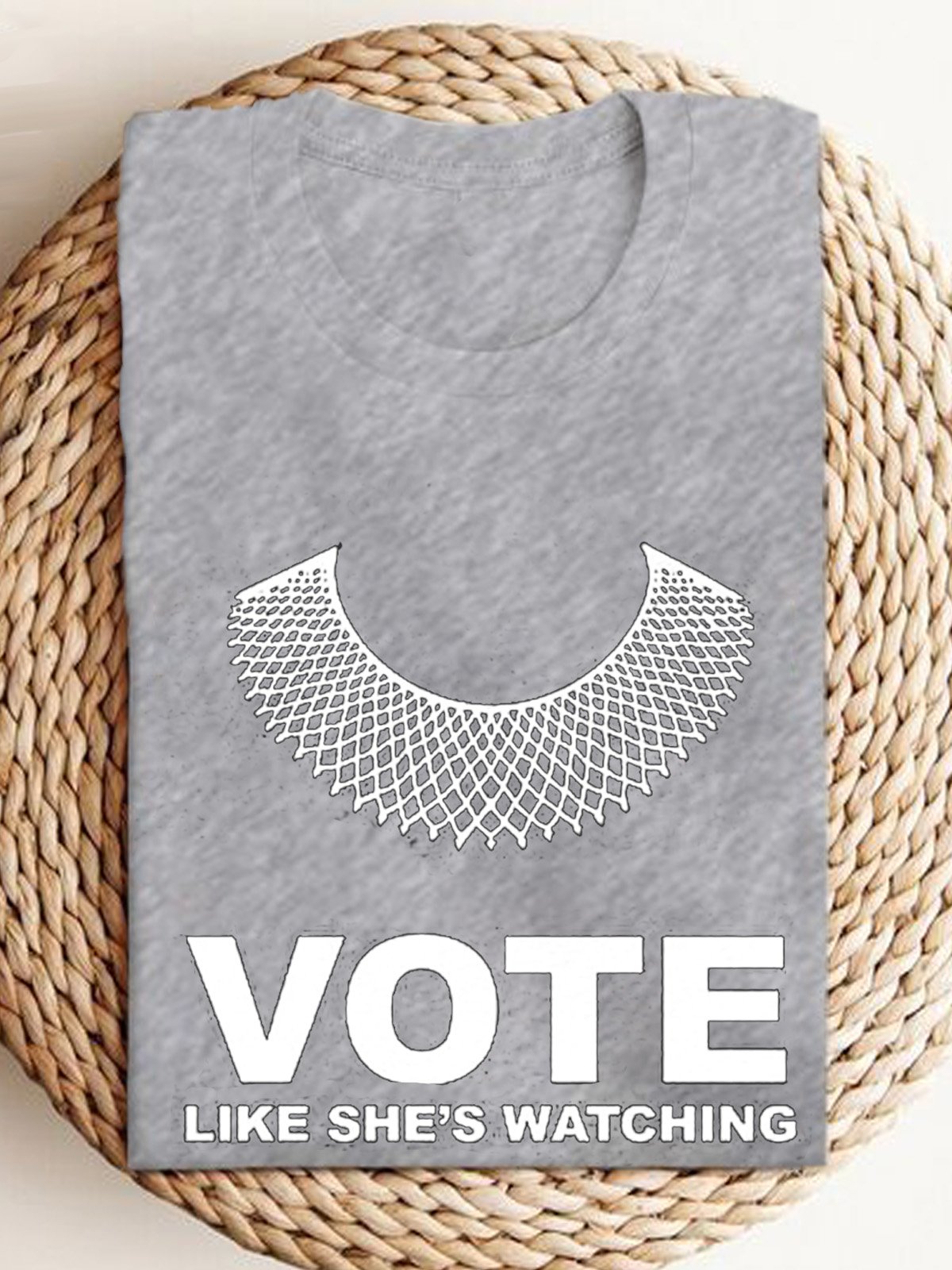 T-shirts Femmes Décontracté Été Lettres de texte Coton Micro-élasticité Quotidien Manches Courtes Trapèze Régulier