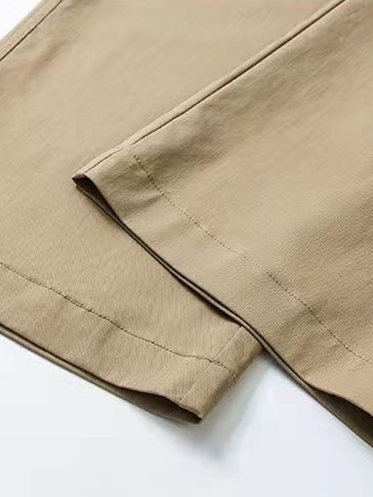 Pantalons Femmes Décontracté Plain Printemps / Automne Coton Taille Haute Quotidien Ample Long Régulier