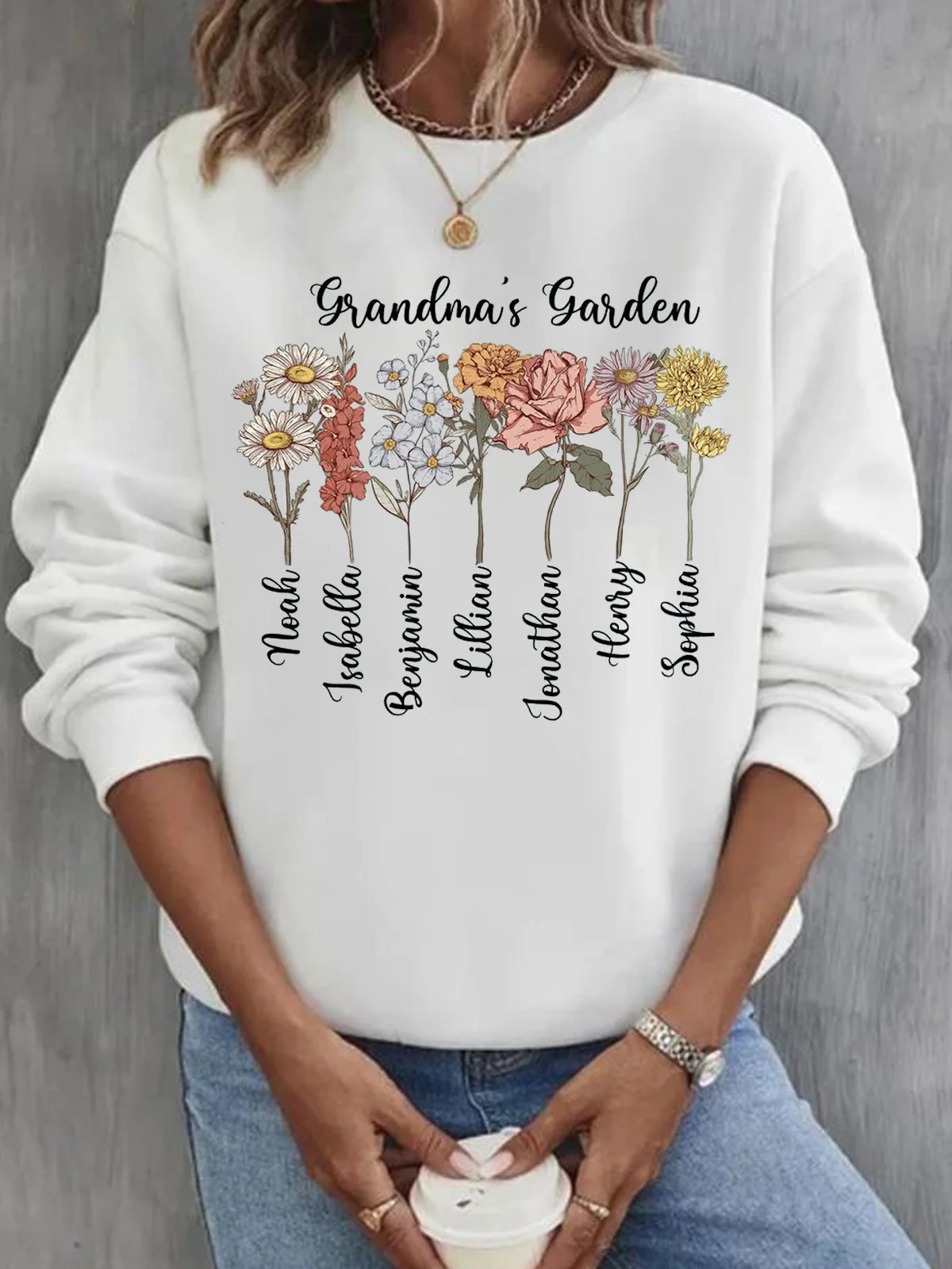 Sweat-shirts Décontracté Lettres de texte Printemps / Automne Polyester Poids lourd Micro-élasticité Quotidien Ample Régulier pour Femmes