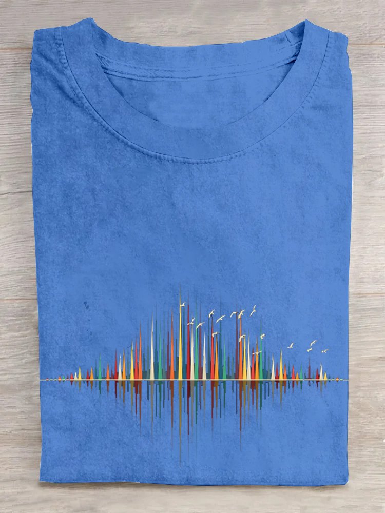 T-shirts Femmes Décontracté Été Aléatoire Imprimé Coton Quotidien Régulier Droit Élasticité moyenne Oui