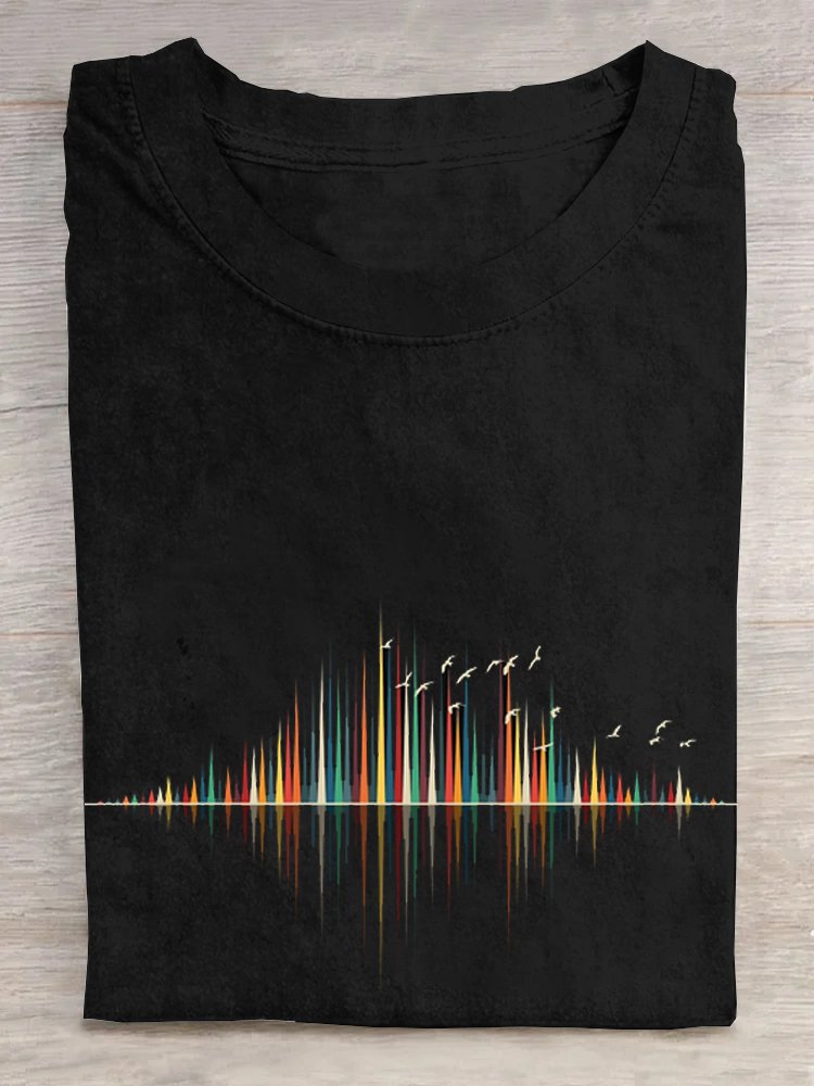 T-shirts Femmes Décontracté Été Aléatoire Imprimé Coton Quotidien Régulier Droit Élasticité moyenne Oui