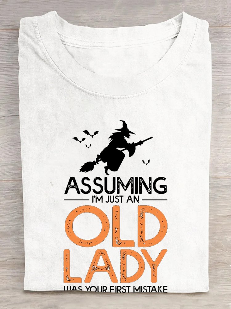 T-shirts Décontracté Été Lettres de texte Quotidien Ample Toussaint Droit Élasticité moyenne Oui pour Femmes