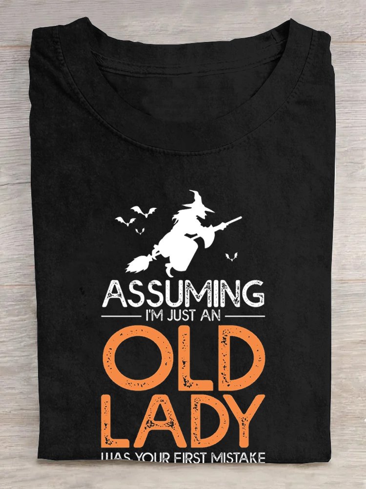 T-shirts Décontracté Été Lettres de texte Quotidien Ample Toussaint Droit Élasticité moyenne Oui pour Femmes