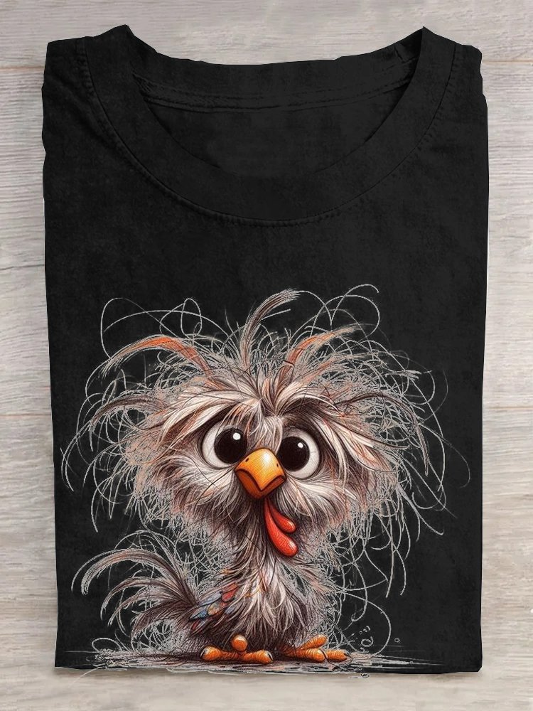 T-shirts Femmes Décontracté Été Turquie Quotidien Col Rond Régulier Droit Élasticité moyenne Oui