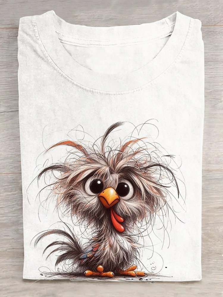 T-shirts Femmes Décontracté Été Turquie Quotidien Col Rond Régulier Droit Élasticité moyenne Oui