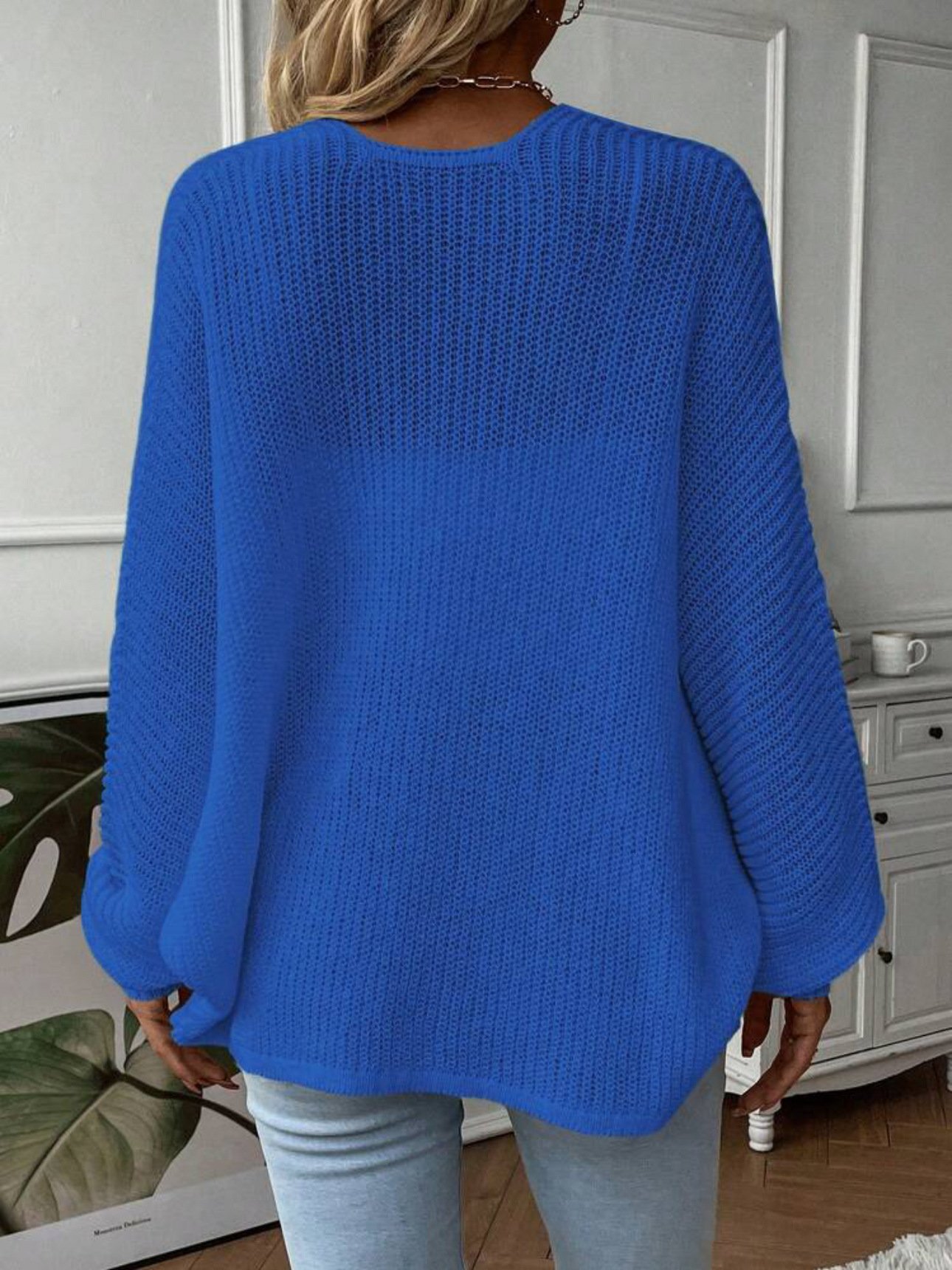 Cardigans Femmes Décontracté Plain Hiver Micro-élasticité Quotidien Ample Manches Longues Laine/Tricot Mi-long