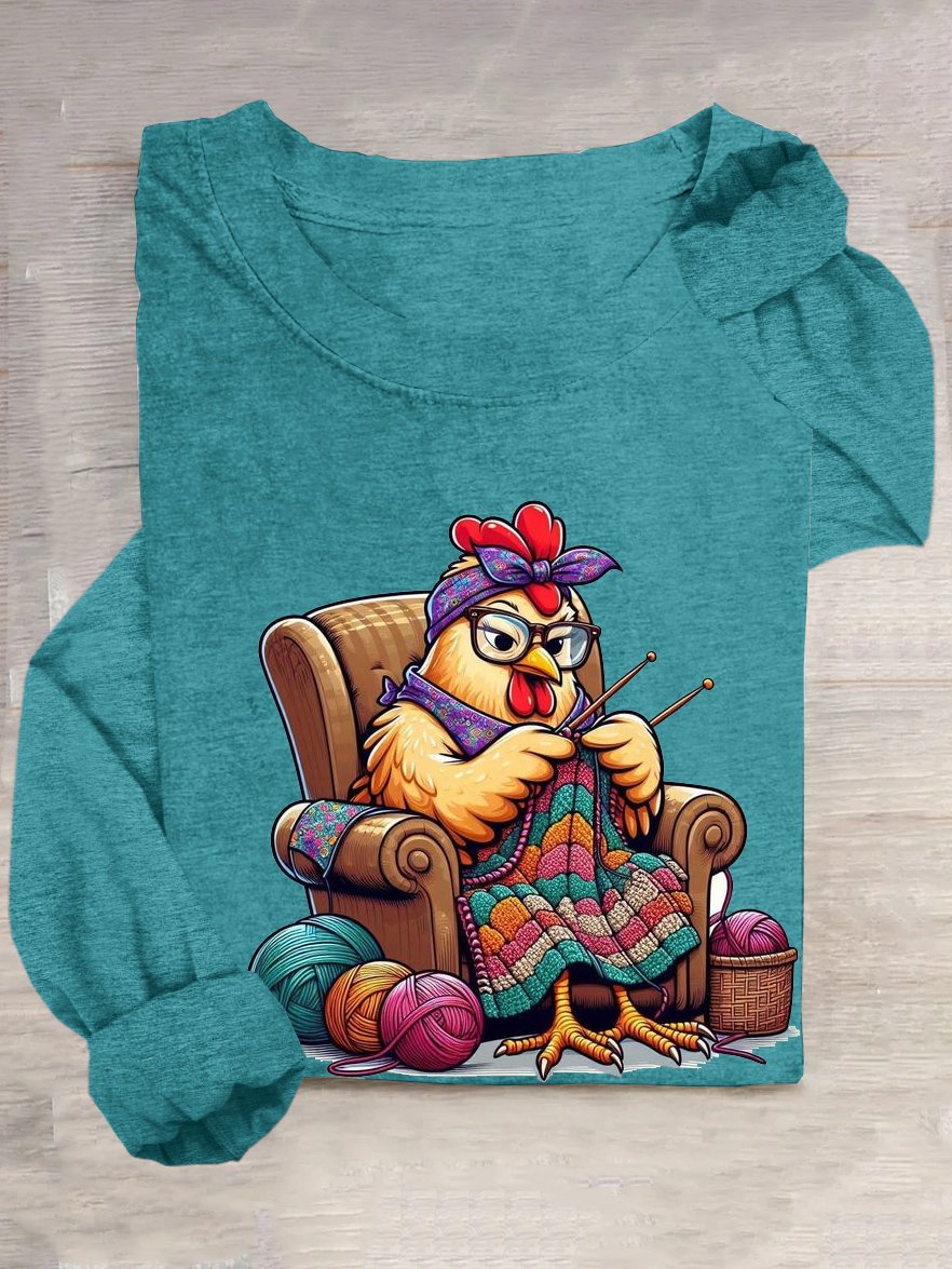 T-shirts Femmes Décontracté Printemps / Automne Turquie Quotidien Ample en Mélangé de Coton Régulier Droit Oui