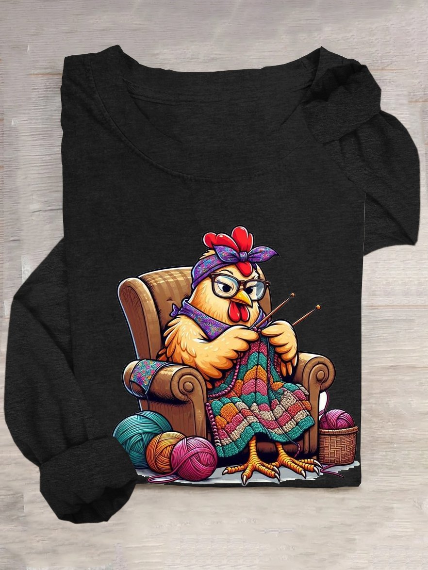 T-shirts Femmes Décontracté Printemps / Automne Turquie Quotidien Ample en Mélangé de Coton Régulier Droit Oui