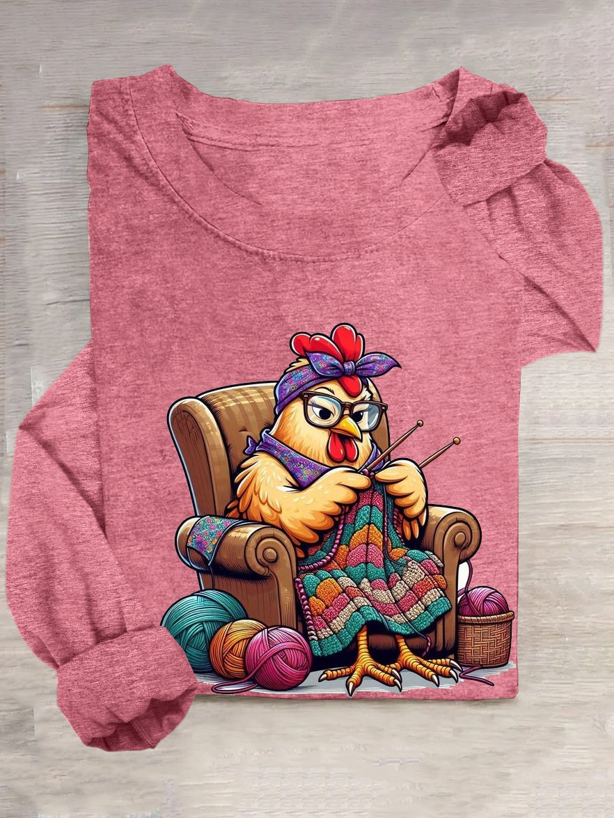 T-shirts Femmes Décontracté Printemps / Automne Turquie Quotidien Ample en Mélangé de Coton Régulier Droit Oui