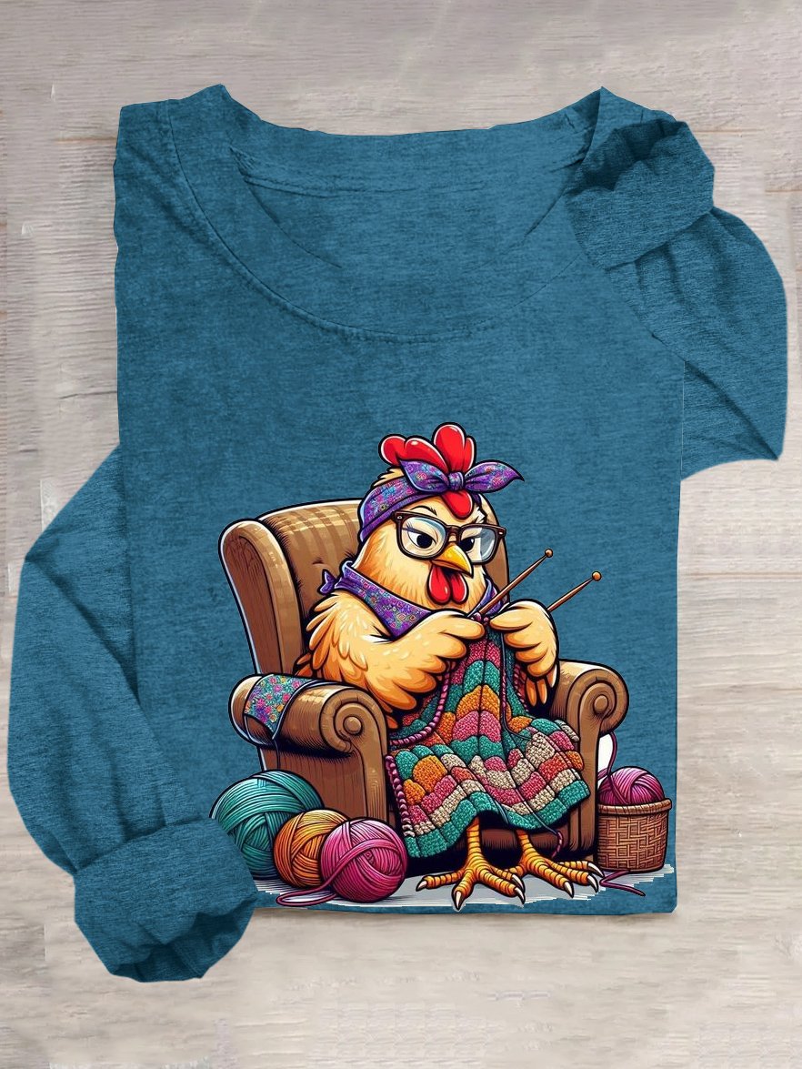 T-shirts Femmes Décontracté Printemps / Automne Turquie Quotidien Ample en Mélangé de Coton Régulier Droit Oui
