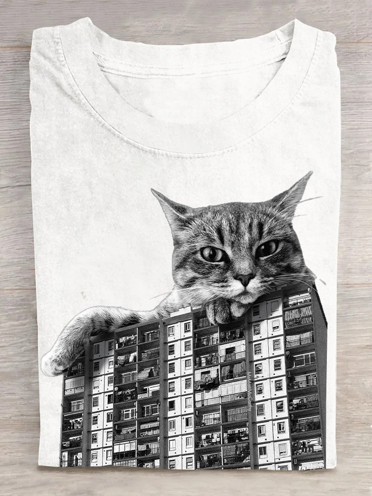 T-shirts Décontracté Été Ville Coton Ample Régulier Droit Régulier Oui pour Femmes