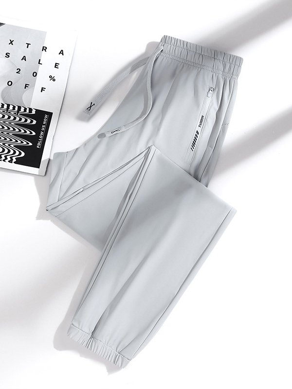 Pantalons Décontracté Plain Printemps / Automne Couture de poche Nylon Standard Droit Régulier Élasticité moyenne pour Femmes