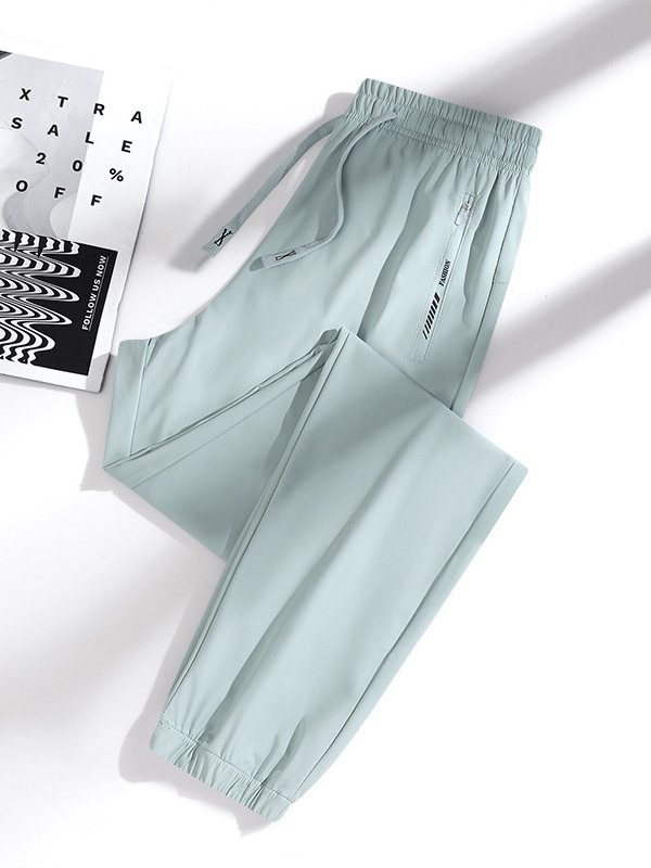 Pantalons Décontracté Plain Printemps / Automne Couture de poche Nylon Standard Droit Régulier Élasticité moyenne pour Femmes