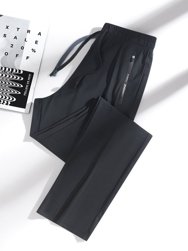 Pantalons Femmes Décontracté Plain Printemps / Automne Séchage Rapide Taille Élastique Standard Pantalons Harem Droit Élasticité moyenne