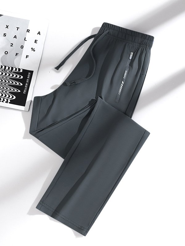 Pantalons Femmes Décontracté Plain Printemps / Automne Séchage Rapide Taille Élastique Standard Pantalons Harem Droit Élasticité moyenne