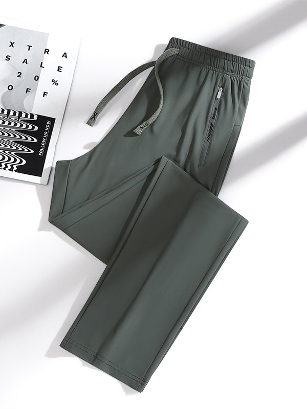 Pantalons Femmes Décontracté Plain Printemps / Automne Séchage Rapide Taille Élastique Standard Pantalons Harem Droit Élasticité moyenne