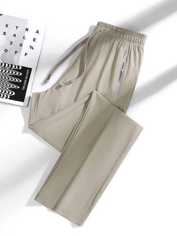 Pantalons Femmes Décontracté Plain Printemps / Automne Séchage Rapide Taille Élastique Standard Pantalons Harem Droit Élasticité moyenne