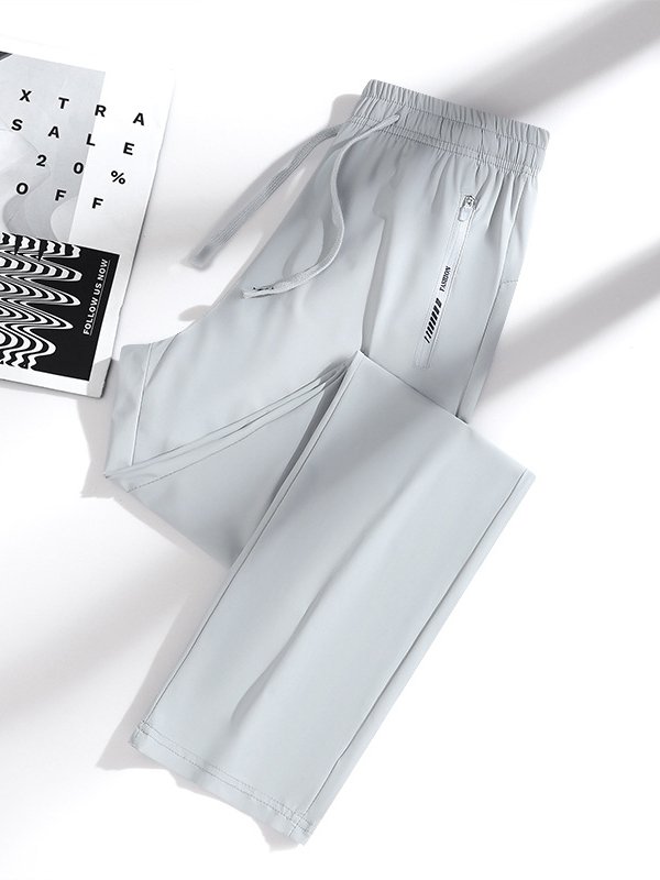 Pantalons Femmes Décontracté Plain Printemps / Automne Séchage Rapide Taille Élastique Standard Pantalons Harem Droit Élasticité moyenne