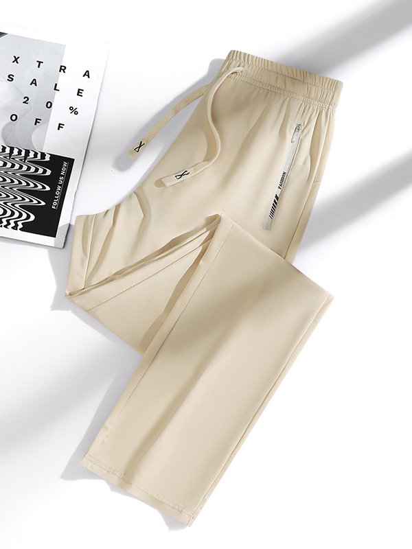 Pantalons Femmes Décontracté Plain Printemps / Automne Séchage Rapide Taille Élastique Standard Pantalons Harem Droit Élasticité moyenne