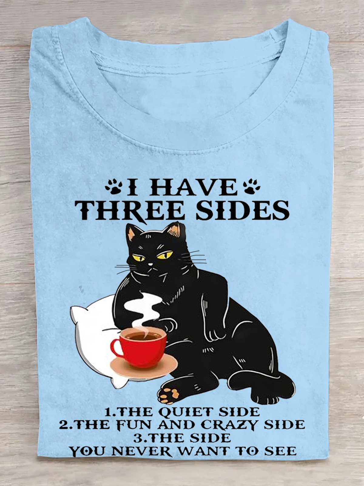 T-shirts Décontracté Été Chat Col Rond Régulier Droit Régulier Élasticité moyenne Oui pour Femmes