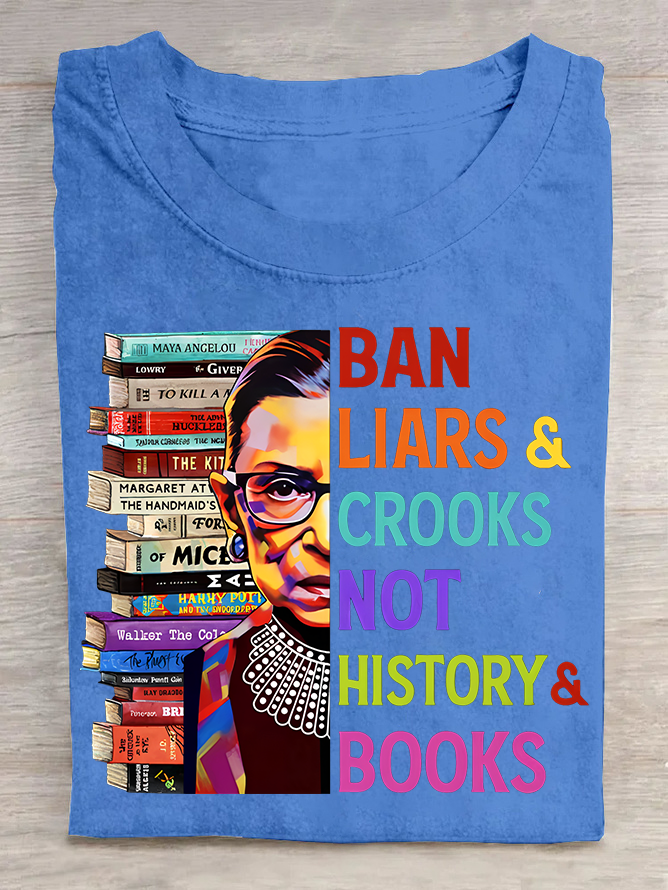 T-shirts Décontracté Été Lettres de texte Polyester Léger Quotidien Ample Col Rond Régulier pour Femmes