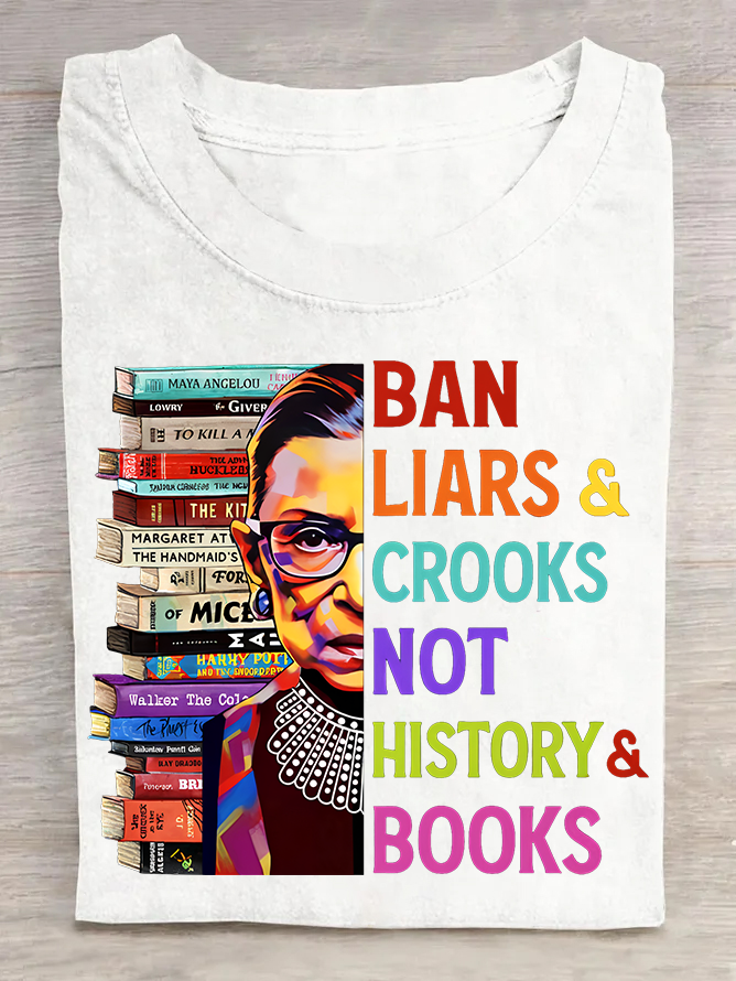 T-shirts Décontracté Été Lettres de texte Polyester Léger Quotidien Ample Col Rond Régulier pour Femmes