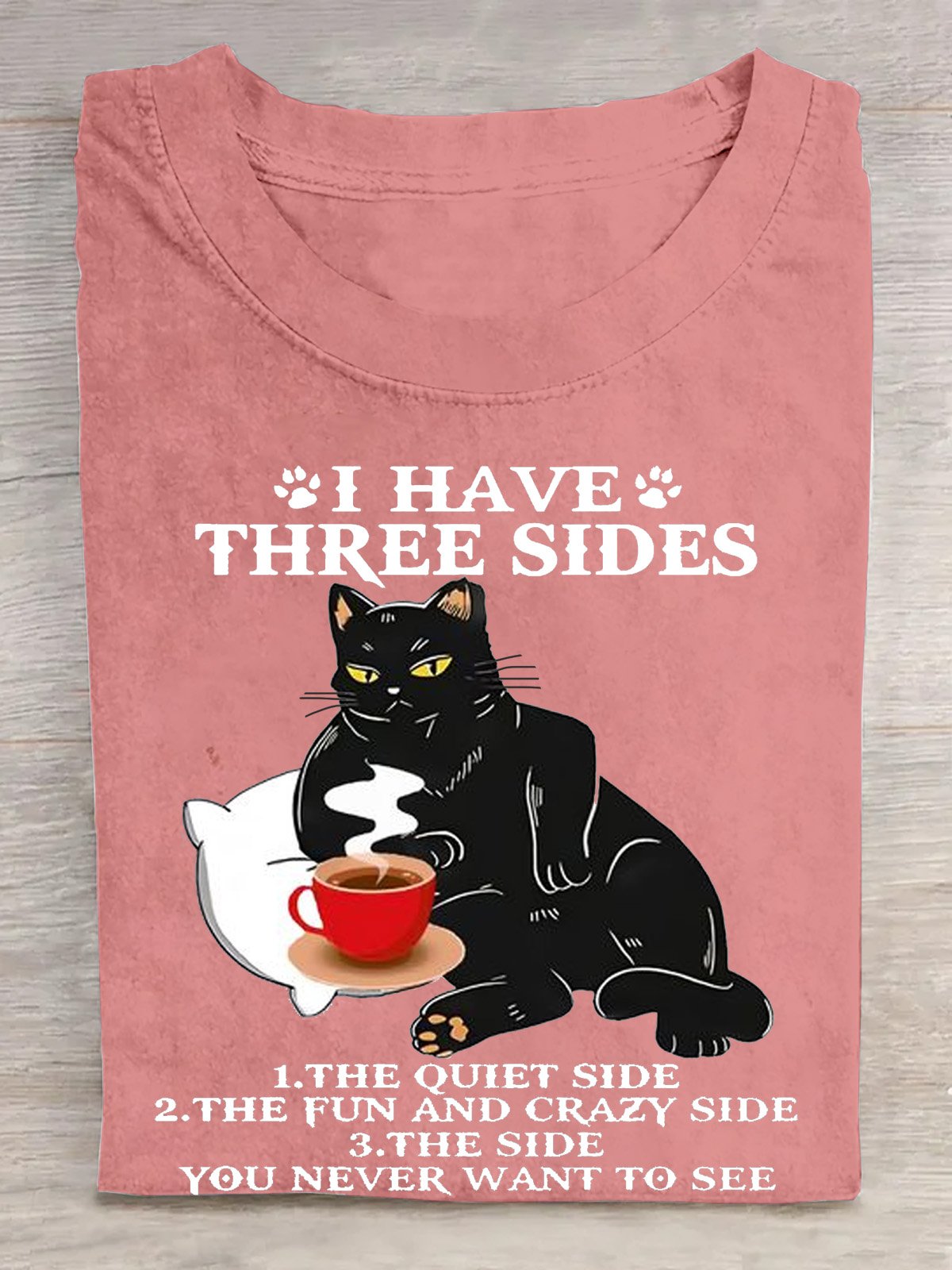 T-shirts Décontracté Été Chat Col Rond Régulier Droit Régulier Élasticité moyenne Oui pour Femmes