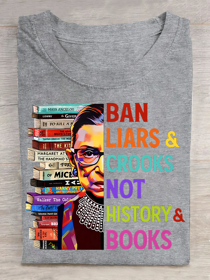 T-shirts Décontracté Été Lettres de texte Polyester Léger Quotidien Ample Col Rond Régulier pour Femmes