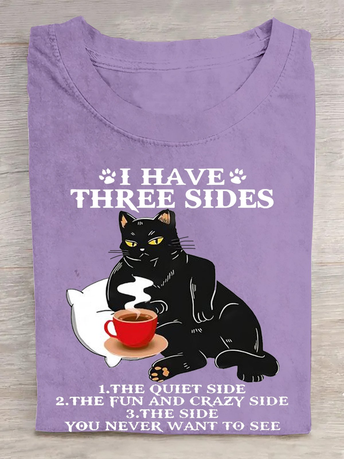 T-shirts Décontracté Été Chat Col Rond Régulier Droit Régulier Élasticité moyenne Oui pour Femmes