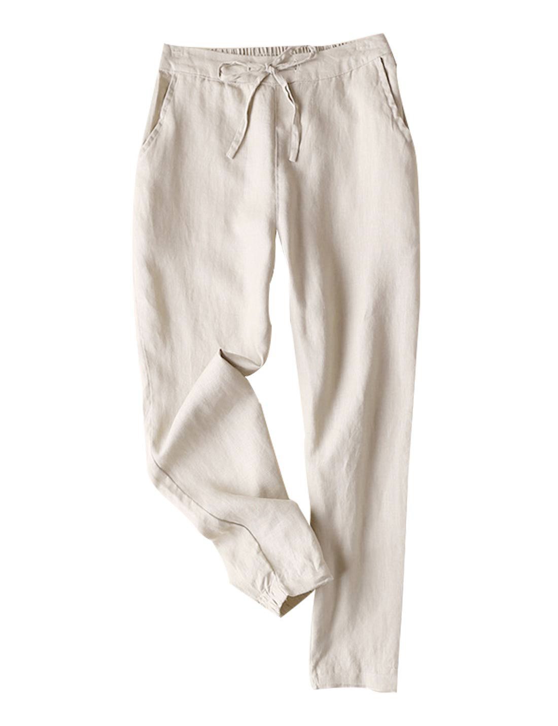 Pantalons Femmes Décontracté Plain Printemps / Automne Polyester Aucune élasticité Quotidien Long Droit Régulier