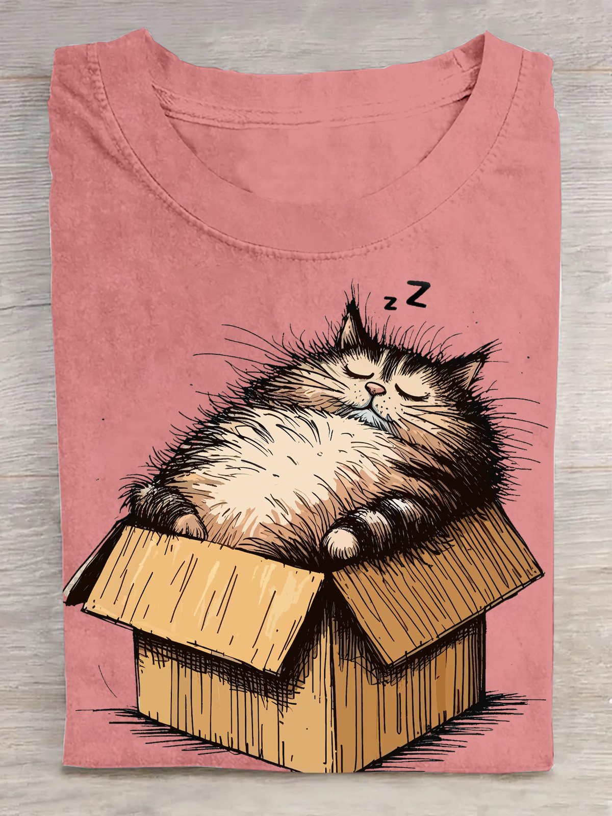 T-shirts Femmes Décontracté Été Chat Manches Courtes Col Rond Droit Régulier Élasticité moyenne Oui