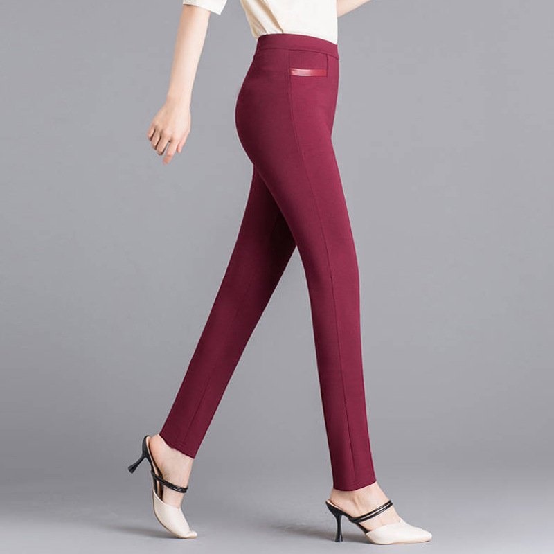 Pantalons Décontracté Plain Printemps / Automne Polyester Quotidien Ample Pantalon coupe slim Long Régulier pour Femmes