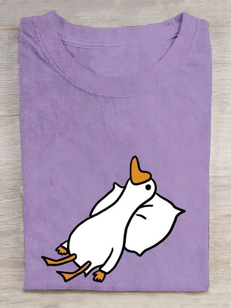 T-shirts Décontracté Imprimé d'Animal Été Quotidien Manches Courtes Régulier Droit Élasticité moyenne Oui pour Femmes