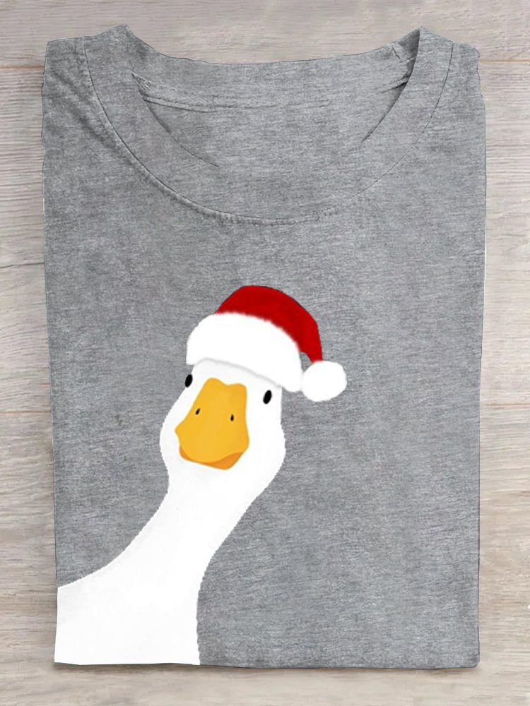 T-shirts Décontracté Imprimé d'Animal Été Quotidien Ample Manches Courtes Col Rond Régulier Élasticité moyenne pour Femmes