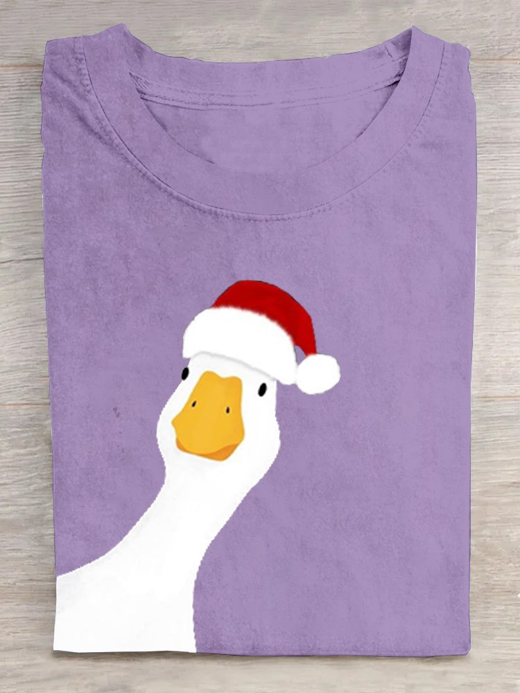 T-shirts Décontracté Imprimé d'Animal Été Quotidien Ample Manches Courtes Col Rond Régulier Élasticité moyenne pour Femmes