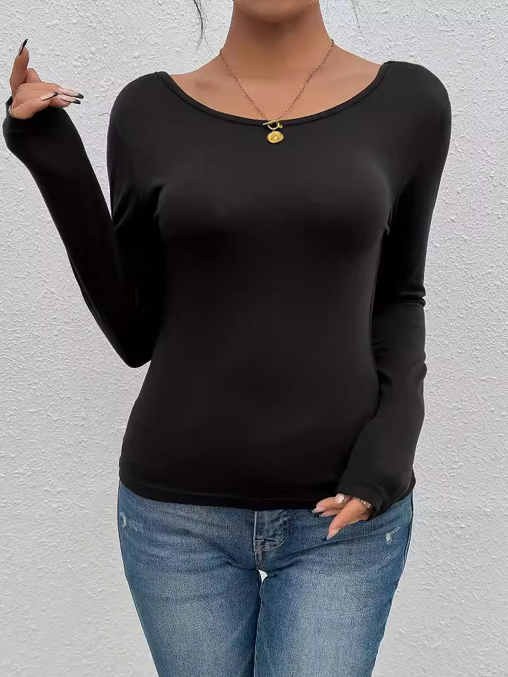 T-shirts Décontracté Printemps / Automne Papillon Micro-élasticité Quotidien Ample Manches trois quarts Régulier Régulier pour Femmes