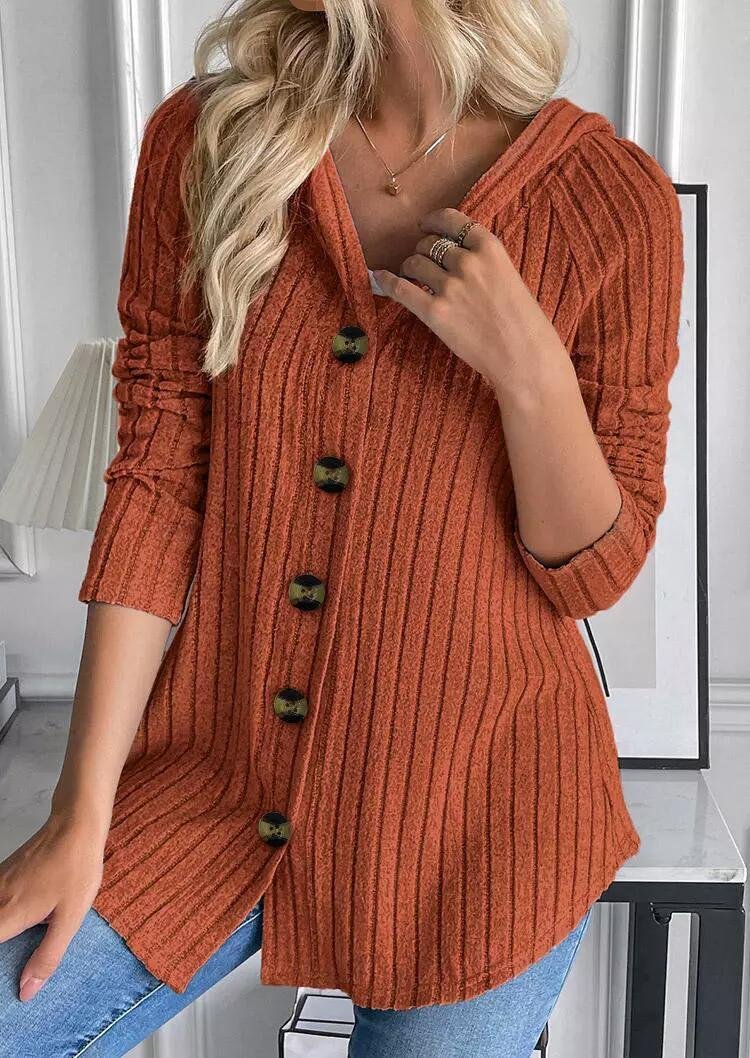 Sweat-shirt à Capuche Manches Longues Régulier Bloc de Couleur Blouson pour Femmes