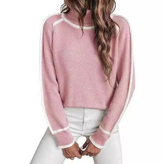 Pulls Décontracté Plain Printemps / Automne Naturel Quotidien Manches Longues Laine/Tricot Régulier Droit pour Femmes