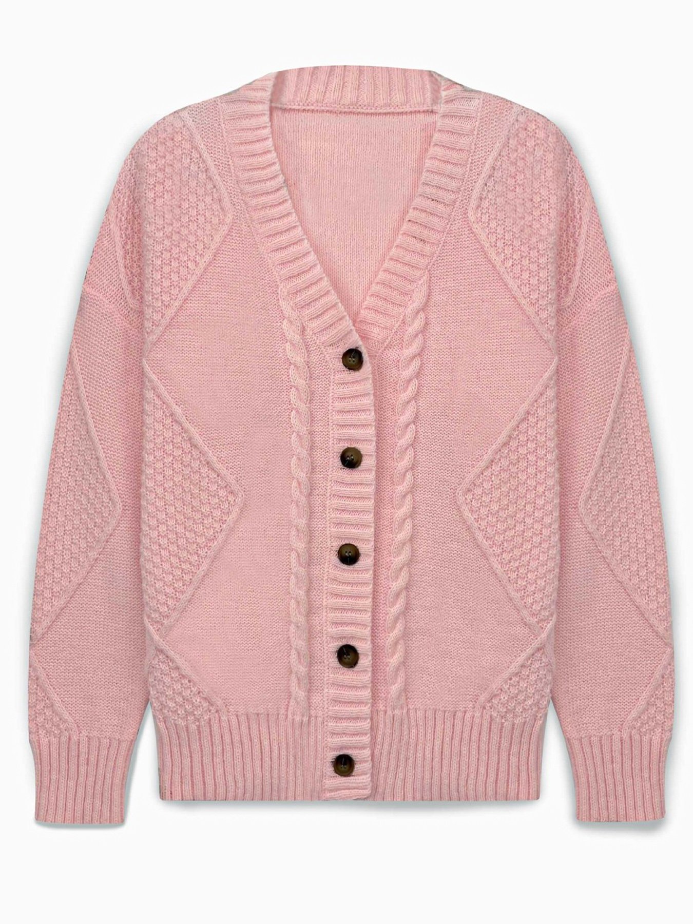 Cardigans Femmes Décontracté Plain Hiver Boutonné Poids lourd Quotidien Ample Régulier Droit