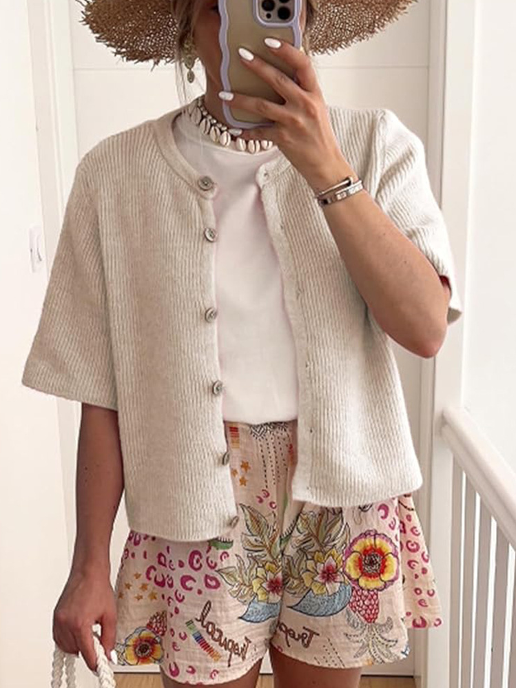 Cardigans Décontracté Plain Hiver Dentelle Manches Longues Laine/Tricot Régulier Épaissi Élasticité moyenne pour Femmes