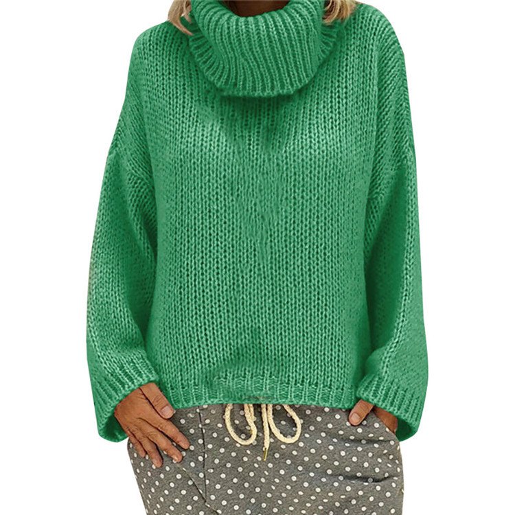 Pulls Décontracté Plain Printemps / Automne Naturel Quotidien Manches Longues Col Rond Régulier Droit pour Femmes