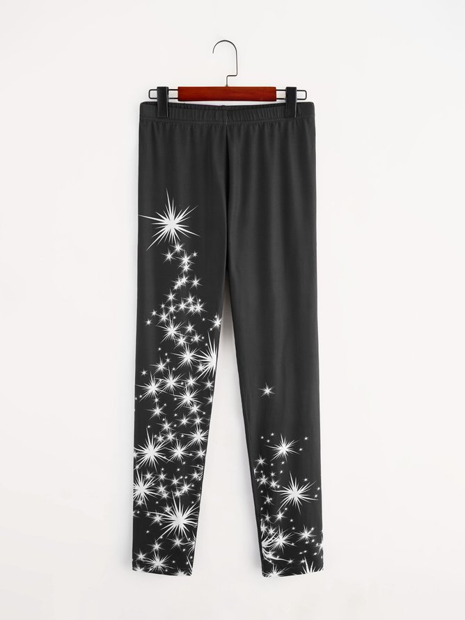 Pantalons De Yoga Décontracté Toutes Les Saisons impression en 3D Quotidien Serré Pantalon à la cheville Legging Droit Régulier pour Femmes