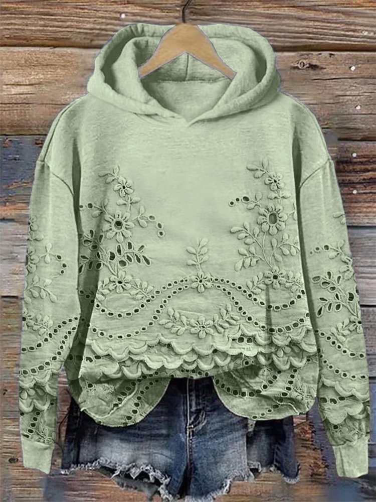 Sweat-shirts Décontracté Printemps / Automne impression en 3D Polyester Sweat-shirt à Capuche Micro-élasticité Régulier Droit Régulier pour Femmes