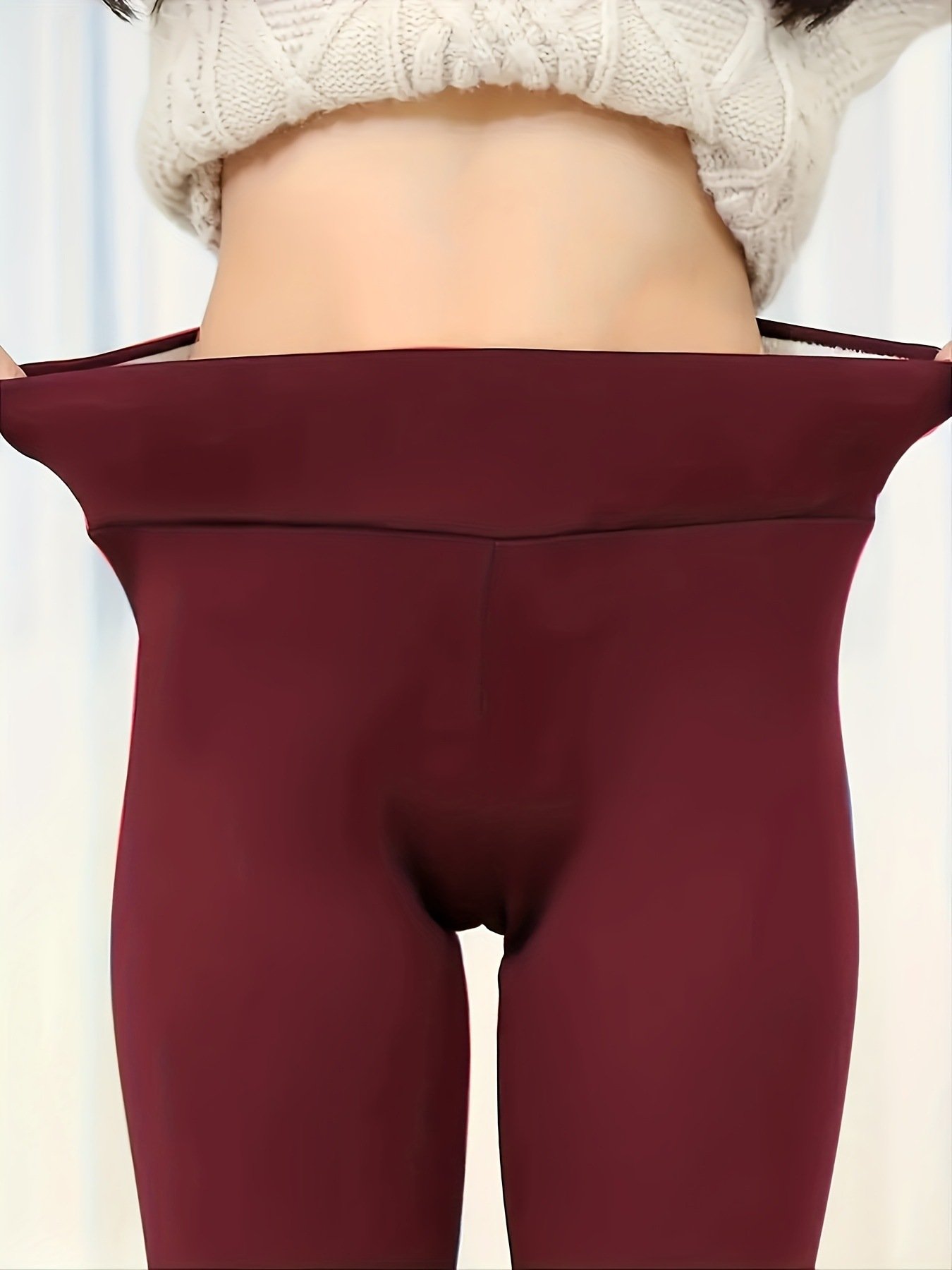 Pantalons de Survêtement & joggeurs Décontracté Plain Hiver Quotidien Serré Taille Moyenne Pantalon à la cheville Épaissi Pantalons de Yoga pour Femmes