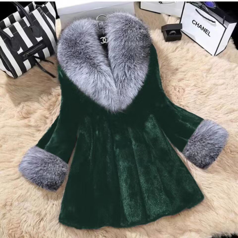 à Col Revers Manches Longues Épaissi Abstrait Blouson pour Femmes