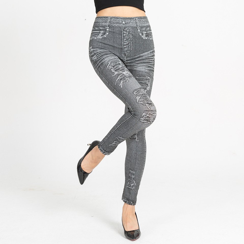 Pantalons De Yoga Décontracté Plain Toutes Les Saisons à Haute Élasticité Faire la navette Taille Moyenne Pantalon à la cheville Régulier Pantalon cigarette pour Femmes