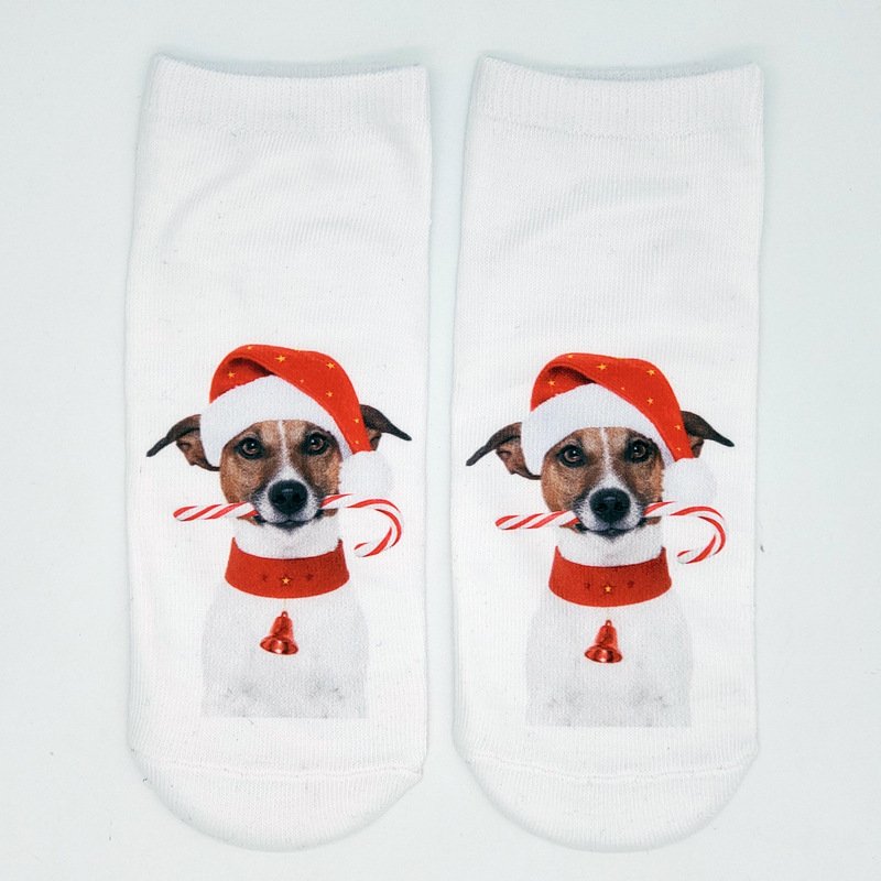 Chaussettes Femmes Décontracté Toutes Les Saisons Imprimé d'Animal image Polyester Vacances Chaussette de cheville Régulier