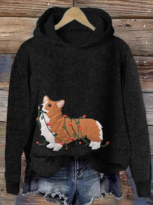 Sweat-shirts Décontracté Printemps / Automne Noël Polyester Sweat-shirt à Capuche Quotidien Noël Manches Longues Régulier pour Femmes