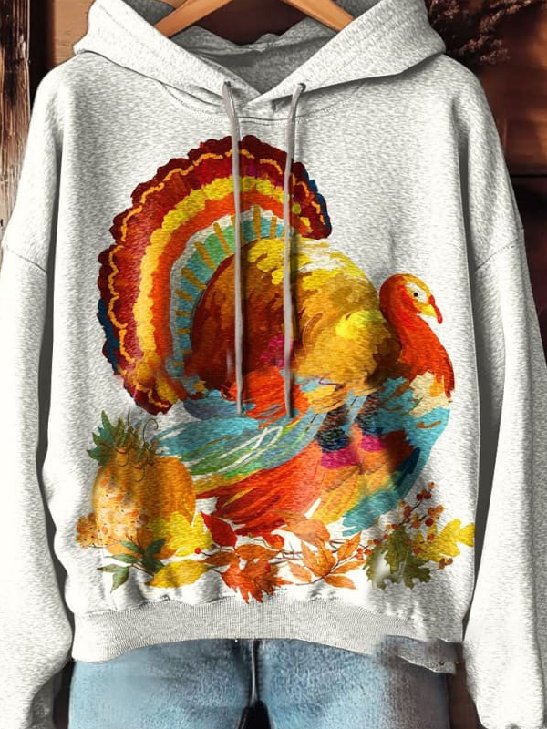 Sweat-shirts Femmes Décontracté Printemps / Automne Turquie Polyester Sweat-shirt à Capuche Micro-élasticité Ample Régulier Droit