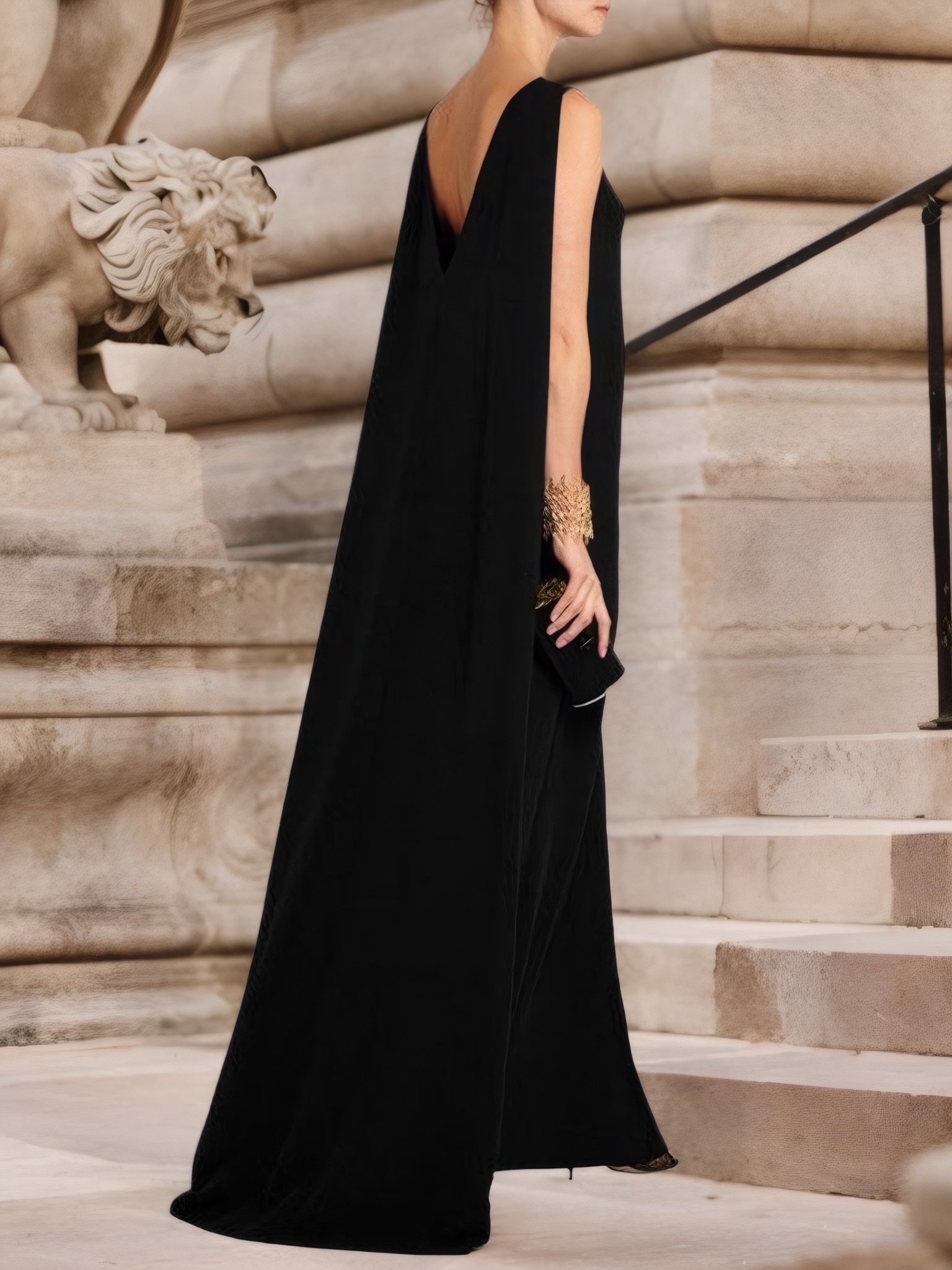 Rétro Plain de Grande Taille Sans Manches Col Rond Robes Décontractées